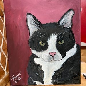 RIKKISRATPACK Custom painting cat